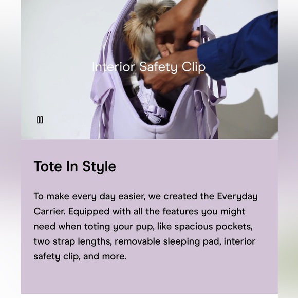 Wild One Everyday Pet Carrier Tote NWT - Picture 13 of 13